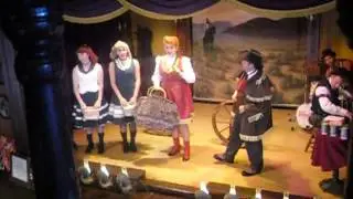 Knott's Berry Farm Calico Can Can Saloon Show 2013