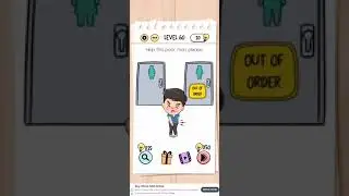 Brain test Level 60 help this poor man Walkthrough