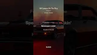 '68 Camaro On The Way - CoalFire