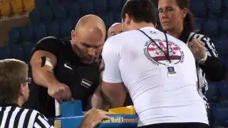 World Armwrestling Championship 2011 - Kvikvinia vs Tomson (Left Hand)