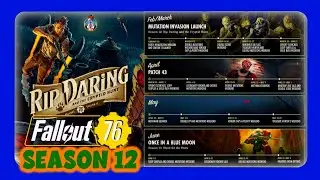 Bethesda just released Season 12 rewards & a new community calendar! #fallout76 #fo76 #season12