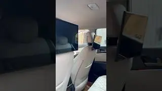 4K Headrest Monitors with Ambient light and Seat covers installed in Creta 🔥 #viral #car