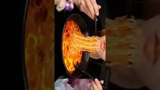 Molten Lava Ramen &ndash; Glowing Noodles & Broth ASMR Visual