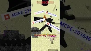 Эндер Дракон БЕЗУМНО БАГИРОВАННЫЙ&hellip; в Bedrock Edition