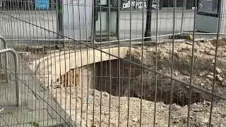 KINGS SQUARE,GLOUCESTER SUBWAY RE DISCOVERED MARCH 2020