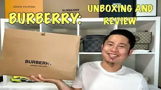 Нейлоновая сумка через плечо с принтом логотипа Burberry | Ограниченная серия | Распаковка и обзор