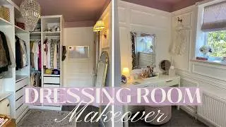 Romantic Dressing Room & Office Makeover | IKEA Pax Hack Transformation 🌸🪞✨