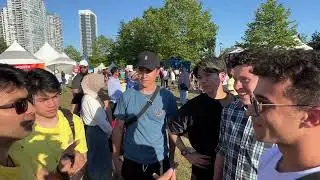 Canadian Kids are trying Pakistani Food at Pakistani stall | Fusion Festival Canada |