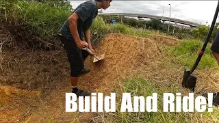 Building and Riding Huge Gap Jump!