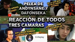 ACLARAN LA PELEA QUE HUBO ENTRE ANDY Y DAFONSEKA, MENCIONAN EL CANAL EN LLAMALAND (REACCIÓN JUNTA)