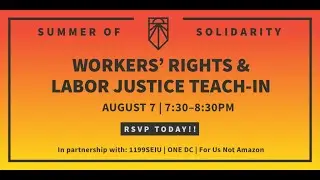 Teach-in: Workers Rights and Labor Justice