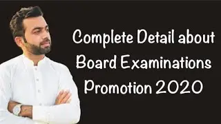 Student Promotion||Board Exam Canceled||complete Detail about Board Exam promotion 2020