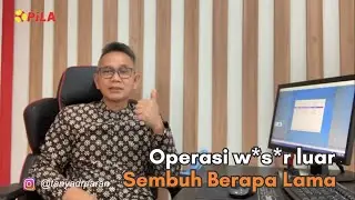 operasi wasir luar&hellip;proses dan sembuhnya berapa lama