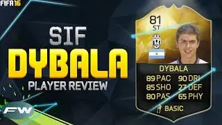Обзор FIFA 16 SIF DYBALA (81) с игровой статистикой и игровым процессом