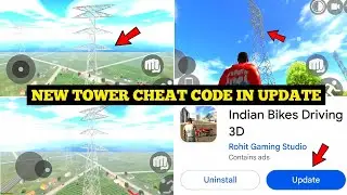 New Tower Cheat Code in Indian Bike Driving 3D Challenge Mode 🤯🔥| New Update Feature| Harsh in Game