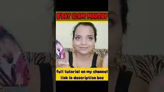 Easy glam b'day look| beginners b'day look|makeup lover Sujata#shorts#ytshortsindia #birthdaymakeup