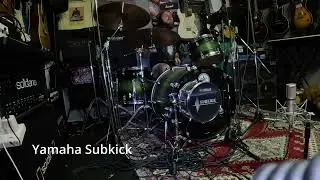 Drum recording. Combining a Yamaha Subkick with a Shure Beta 52