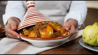 Quince and Okra Chicken Tagine / طاجين البامية و السفرجل - Episode 944