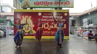 Beautiful Kuchipudi Dance on &ldquo;Paluke Bangaramayena&rdquo; | Srinivasa Dance School kovvur students|.