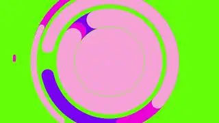 Pink And Purple Circle Swoosh Transition Green Screen Chromakey Motion Graphics 4K 30fps