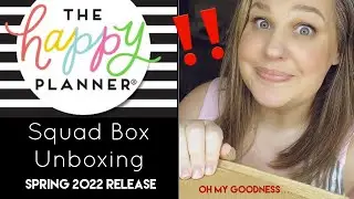 Spring Squad Box Unboxing - Unbox With Me! Spring 2022 Release | The Happy Planner