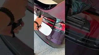 Wrapping model x trunk #wrap #wrapping #averydennison #tesla #modelx