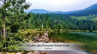 Hiking Granite Lakes, Granite Creek (Connector trail) Middle fork, Snoqualmie Forest I-90 Corridor