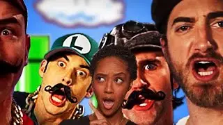 FIRST TIME REACTING TO | MARIO BROS VS. WRIGHT BROS. EPIC RAP BATTLES OF HISTORY REACTION