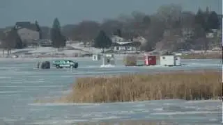 Clear Lake Iowa Ice Fishing Report Walleye and Yellow Bass Video by WillCFish