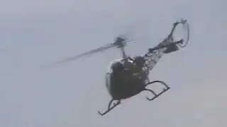 Bell47 Helicopter Crash Muncie Indiana (Reese Airport - 712) during 2004 IRCHA Jamboree