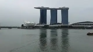 2023 Singapore💖சிங்கப்பூர்💚Merlion Park🩷Marina bay💜❤️