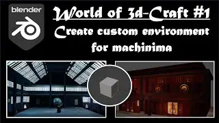 World of 3DCraft #1 : Create a custom building on Blender