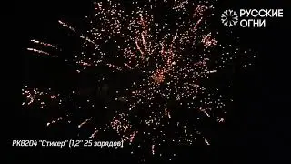 Батарея салютов ''Стикер'' 1,2'' 25 зарядов