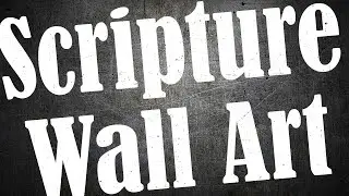 scripture wall art