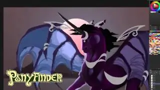 Timelapse - Ponyfinder - Night Mare