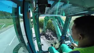 Remblaiement apr&egrave;s passage de trancheuse