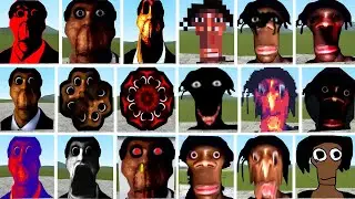 OBUNGA NEXTBOTS FAMILY & JUANDALE PRINGLE FAMILY Chase me in Garry's Mod