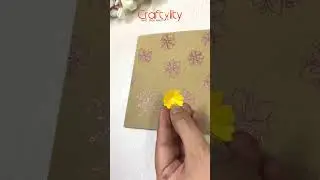 DIY Flower Card | Miss You Card making #diy #handmadecard #paperflower