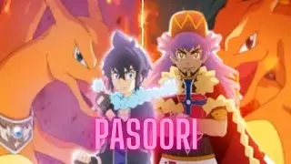 LEON VS ALAIN - FULL BATTLE /Pasoori/ Pokemon AMV