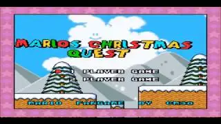 Marios Christmas Quest SNES Gameplay