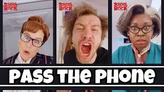 Pass The Phone Challenge with the cast of School of Rock the Musical - World Tour! #passthephone