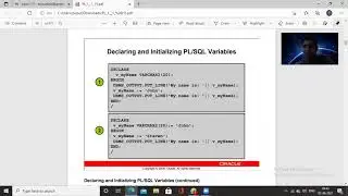 PL SQL VARIABLE DECLARATION