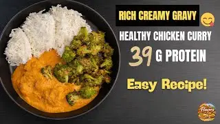 Healthy & Tasty Chicken Curry with Rice & Veggies | 39g Protein | Telugu Recipe