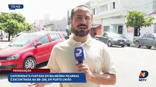 Caminhonete furtada em Balne&aacute;rio Pi&ccedil;arras &eacute; recuperada em Porto Uni&atilde;o