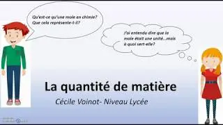 La quantité de matière