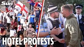 Migrant protests hit hotels after appeal against Epping ruling with dozens more planned