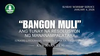 Bangon Muli &mdash; Ang Tunay na Resolusyon ng Mananampalataya | Tagalog Sermon | Kawikaan 24:16