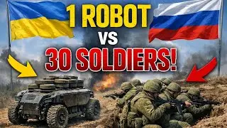 Украинский робот уничтожил целый российский блок.