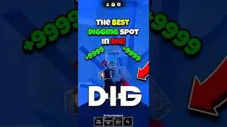 Best Digging Spot to Make Money FAST in Roblox DIG! #shorts