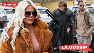 Khloe Kardashian embraces glam style in fuzzy coat and high heel boots
